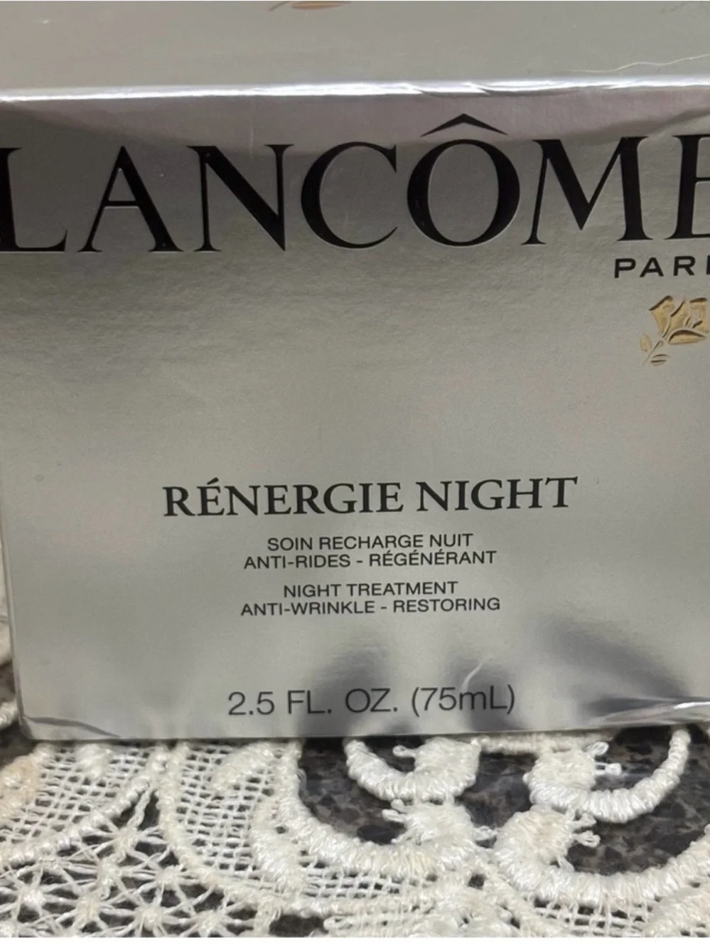 NEW Lancome Renergie Night Cream